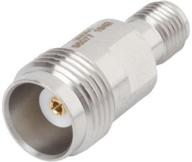 M55339/41-30001, RF MIL Spec Connectors PTNC F to SMA F Adapter M55339/41-30001, RF MIL Spec Connectors PTNC F to SMA F Adapter
