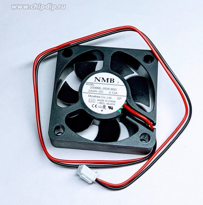 Вентилятор NMB 2006ML-05W-B50 50x15 24V 0.12A 2pin