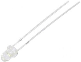 OSW44P3211A, LED; 3mm; white cold; 18000?22000mcd; 15°; Front: convex; 2.7?3.4V