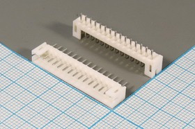 Разъем питания WB вилка, контакты 1x15, шаг P2.0, монтаж на плату, WB-15
