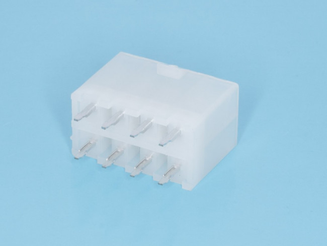 MF-8MA, Разъем питания Mini-Fit 8 контактов, вилка на плату, шаг 4,2мм