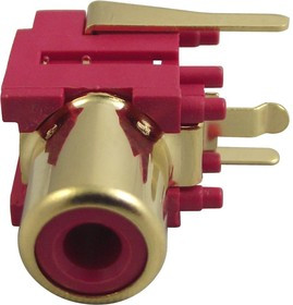 PSG01545, Аудио / видео разъем RCA, 2 контакт(-ов), Гнездо, Контакты с Покрытием из Золота