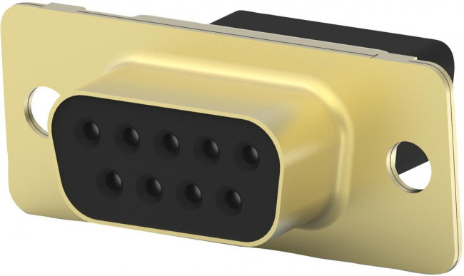 205203-8, D-Sub Standard Connectors 9P SOCKET ZINC