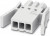 1015462, Pluggable Terminal Blocks PTCM 0,5/ 4-PL-2,5WH 160V, PLUG W/LATCH