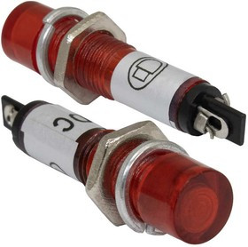 L-814-R 12V, Светодиод в корпусе L-814-R, 12 В, красный