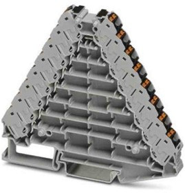 3270142, DIN Rail Terminal Blocks PTRV 8-PV /BK