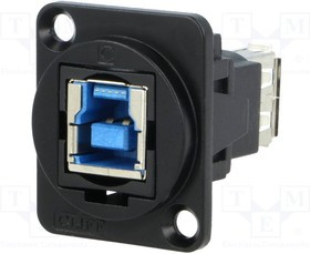 CP30206NMB, Адаптер USB, Гнездо USB Типа B, Гнездо USB Типа A, USB 3.0, FT Series