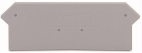 279-316, Торцевая пластина, 2 мм, серая