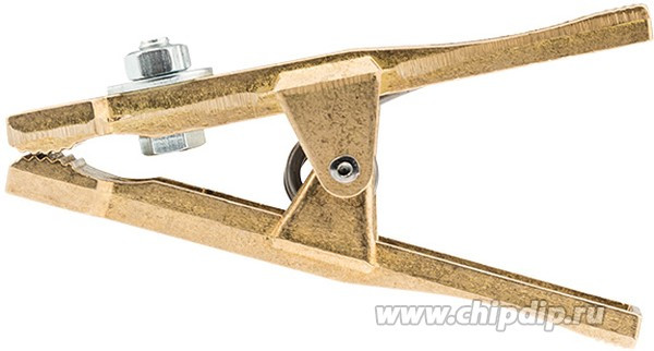 16-0054-9, Зажим «крокодил» 400 А 170 мм для сварки (латунь) Профи РОССИЯ 16-0054-9, Зажим «крокодил» 400 А 170 мм для сварки (латунь) Профи РОССИЯ