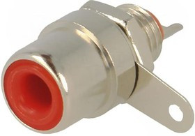 580, RCA Phono Connectors Red PM Phono Jack Round base .83x.375