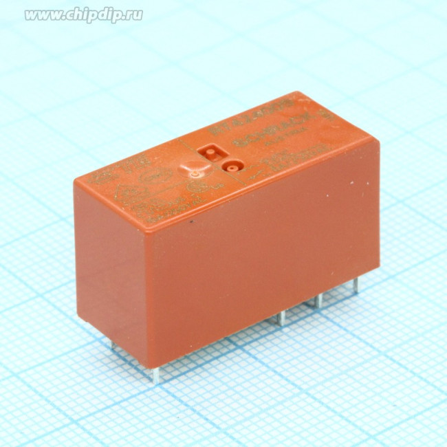 6-1393243-2, Power Relay 9VDC 8A DPDT(29x12.7x15.7)mm THT