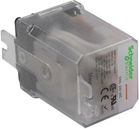 389FXCXC-24D, General Purpose Relays 389F Power Rly 3PDT, 20A
