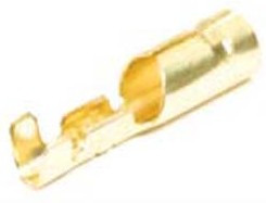 Клемма наконечник на кабель розетка "I", 4,3мм, 1-2,5мм2, латунь, обжимная
