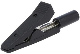 AX-CR-2PM-B, Зажим "крокодил", 10А, 60ВDC, черный, Длина: 41,5мм AX-CR-2PM-B, Зажим "крокодил", 10А, 60ВDC, черный, Длина: 41,5мм