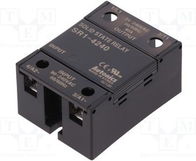 SR1-4240, Реле: полупроводниковое, Uупр: 90-240ВAC, 40А, 24-240ВAC, винтами