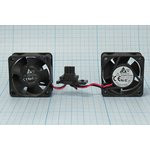 Пара вентиляторов 12В, 40х40х20мм,шариковый подшипник,9000об/ мин,демонтаж, EFB0412VHD-9H1G,ВН032B в