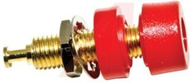 BU-P2854-2, Conn Banana Jack F 1 POS Solder ST Panel Mount 1 Port Red BU-P2854-2, Conn Banana Jack F 1 POS Solder ST Panel Mount 1 Port Red