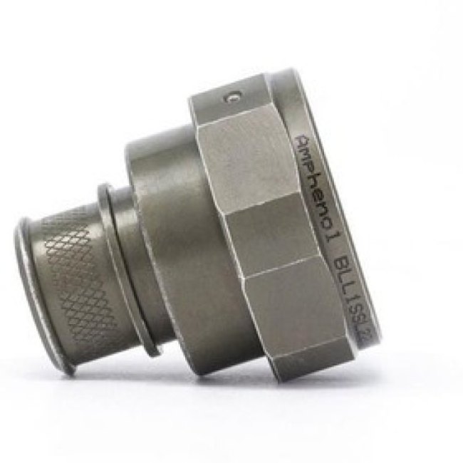 M85049/85-16ZP02, Circular MIL Spec Backshells Straight Shell size 16 Black Zinc Nickel w/ Exposed Nickel Entry 2