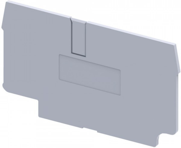289726, Крышка концевая для клеммы проходной OptiClip EPCX10-серый