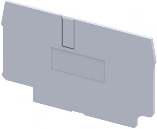 289726, Крышка концевая для клеммы проходной OptiClip EPCX10-серый