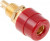 930176701, Red Female Banana Socket, 4 mm Connector, Solder Termination, 32A, 30 V ac, 60V dc, Gold