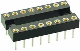 D2814-42, IC &amp; Component Sockets 14P DR IC SCKT ASSY 2.54MM PITCH