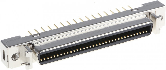 10268-6212PC, 102 Female 68 Pin Straight Through Hole PCB D-sub Connector 1.27mm Pitch, Solder, Quick Latch 10268-6212PC, 102 Female 68 Pin Straight Through Hole PCB D-sub Connector 1.27mm Pitch, Solder, Quick Latch