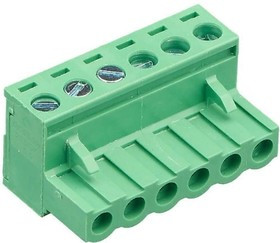 2EDGK-5.0-06P-14, Клеммник, 6-контактный 5мм, угловой