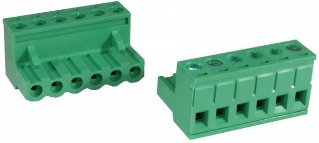 2EDGK-5.0-06P-14, Клеммник, 6-контактный 5мм, угловой 2EDGK-5.0-06P-14, Клеммник, 6-контактный 5мм, угловой