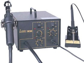 LUKEY-902, Станция паяльная термовоздушная + паяльник