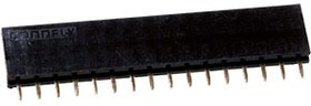 PBS-16 (DS-1023 - 1x16), Гнездо на плату 2.54мм 1х16pin прямое