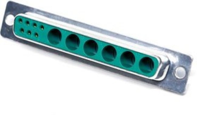 3013W6SAM99A10X, D-Sub Mixed Contact Connectors 13W6 F SOLDER CUP THRU HOLE