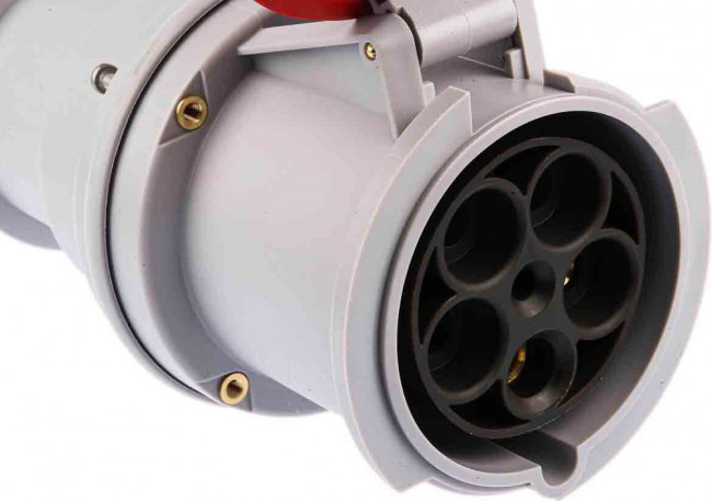 Разъем пром. силовой CEE кабельный, гнездо, 125A, 3P+N+E 6h, 346_415VAC 50/60Hz, IP66/IP67/IP69, серия OPTIMA