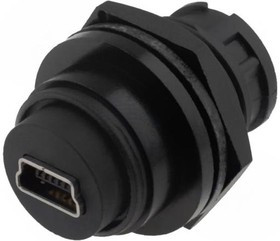 DCP-USBNB-USBN, Гнездо; адаптер; Data-Con-X; на панель,гайка спереди,скручен