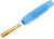 931804702, Blue Female Banana Socket, 4 mm Connector, Solder Termination, 16A, 30 V ac, 60V dc, Gold 931804702, Blue Female Banana Socket, 4 mm Connector, Solder Termination, 16A, 30 V ac, 60V dc, Gold