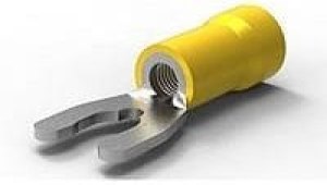 52963-5, Spring Spade Terminal 10-12AWG Brass Yellow 29.439mm Tin T/R