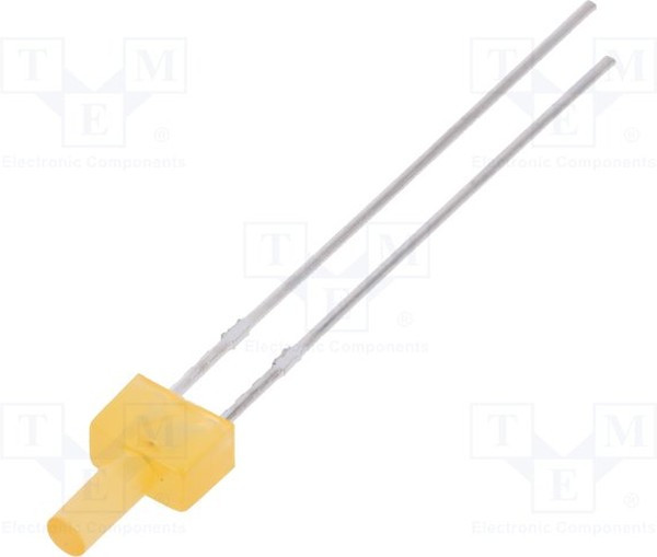 LL-204AD1F-1B, LED; 2mm; orange; 20?45mcd; 130°; Front: flat; 1.5?2.4V