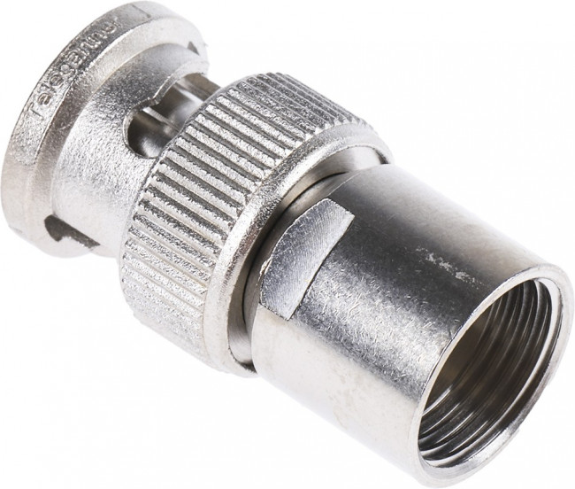 J01000A1321, 50 Straight Cable Mount, BNC Connector, Plug, RG178 B/U