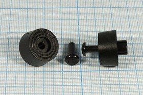 Ножка приборная 20x18, h1-10, h2-15,4/отверстие 3.8, пластик, FF-2