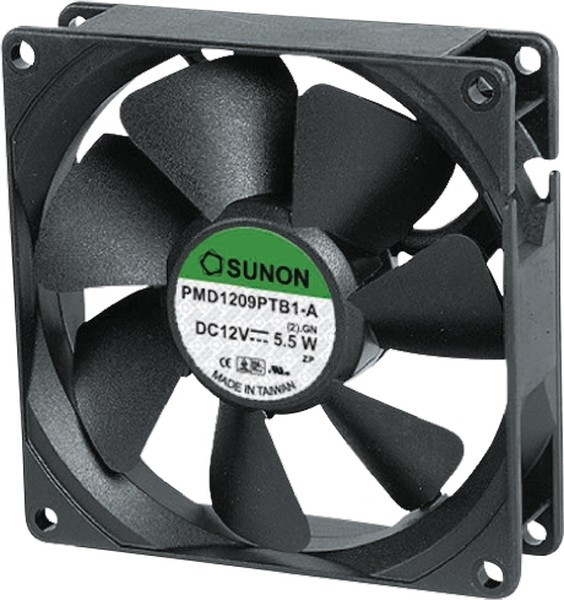 PMD1212PMB2A, Вентилятор: DC, осевой, 12ВDC, 120x120x38мм, 289куб.м/ч, 51дБА, 24AWG