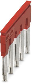 Перемычка FBS 5-10 на 5 полюсов, для клемм 10,2mm, 57A, красная