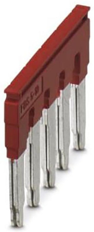 Перемычка FBS 5-10 на 5 полюсов, для клемм 10,2mm, 57A, красная