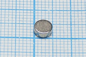 Магнит 5,0x 2,0, цилиндр, -60~80C, Ni, N38