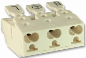 CPW3SA, Разъем Lighting, 3 контакт(-ов), Гнездо, Гнездо, Push In, 3 ряд(-ов)