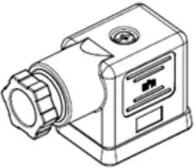 1210640678, Circular DIN Connectors S182 TRNSPNT PG11 C4 115V RED LED