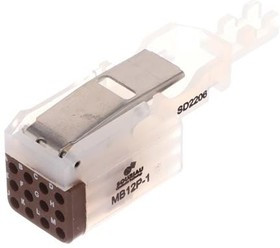 MB12P-1, Rectangular MIL Spec Connectors 12P Lever Lock Plug