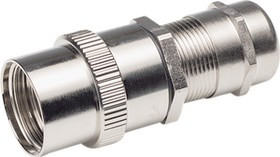 UT0S18JCS, Зажим круглого разъема, экранированный, прямой с гайкой компенсации натяжения, IP68 и IP69K, 18