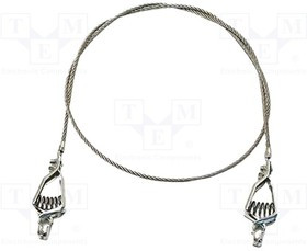 AI-000475, Провод заземления; с обеих сторон,зажим типа "крокодил"