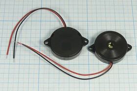 Излучатель звука пьезокерамический без генератора (1~30)В, Резонансная 1.1кГц зп 35x 9m46\1~30\\ 1,1