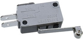 SC799-520, микропереключатель 3 контакта 250В 16А (520), пластина с роликом 30мм